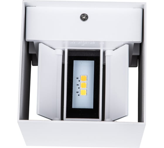 Уличный светильник Uniel ULU-S55B-2x3W/3000K+4000K+6000K IP65 WHITE UL-00010854
