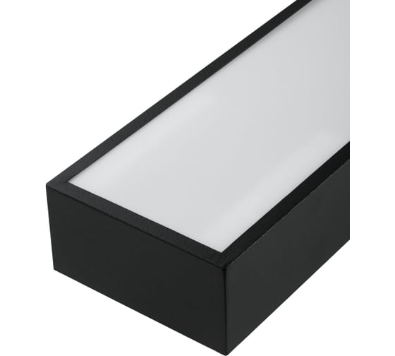 Светильник ЭРА LED Geometria Block SPO116B40K024 24Вт 4000K 1750Лм IP40 1200x70x50 черный подвесной Б0058865