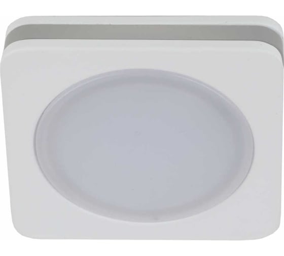 Светодиодный квадратный светильник ЭРА KL LED 135 WH/1 5W 4000K, белый Б0048931