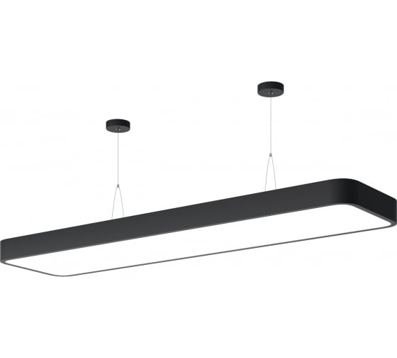 Светильник ЭРА LED Geometria Block SPO111B40K060 60Вт 4000К 7200Лм IP40 120030060 черный подвесной Б0058855