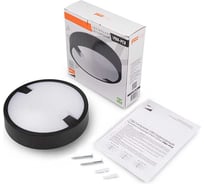 Светильник Jazzway пылевлагозащищенный PBH - PC8-RA 12W 4000K BLACK IP65 5048454