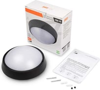 Светильник Jazzway пылевлагозащищенный PBH - PC- RA 18W 4000K BLACK IP65 5048416