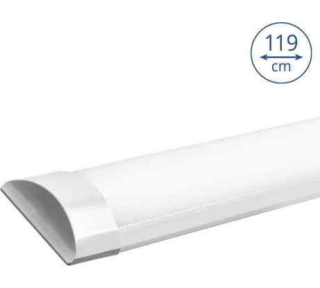 Светодиодный линейный светильник Lumin'arte 36вт, длина 1197 мм, 4000К Дневной свет, IP40, 3600лм матовый LLFS36W05