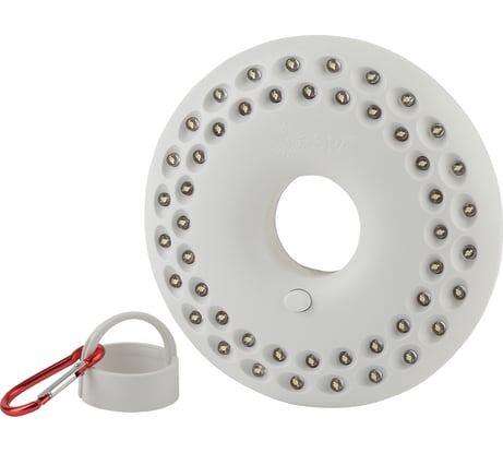 Фонарь ЭРА K48 Кемпинг NEW 48xLED, 3xAA, карабин, блистер Б0032283