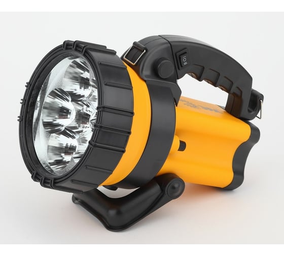 Фонарь-прожектор ЭРА АЛЬФА PA-605 6x1Вт LED SMD, литий 3Ач, сигнальный свет, ЗУ 220V 12V, картонная коробка Б0031039