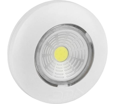 Фонарь-пушлайт ЭРА SB-501 NEW Аврора COB, 3xAAA, белый, 1шт в коробке Б0031040