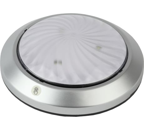 Фонарь-пушлайт ЭРА SB-605 Луна-5 флюоресцентный сенсор, 4xAA, серебро, 1 шт в блистере Б0029191