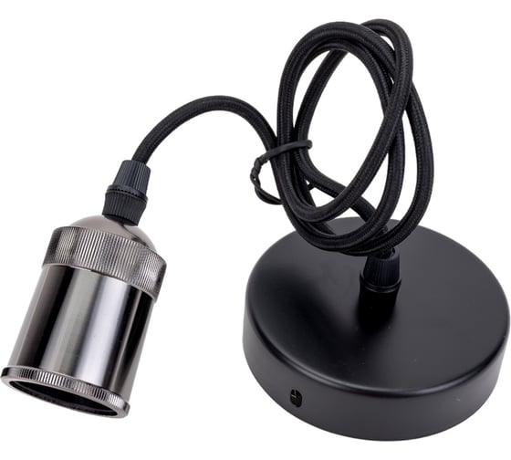 Декоративный патрон Uniel серия Techno DLC-T-S31/E27 TS/1M/BL PEARL BLACK UL-00005287