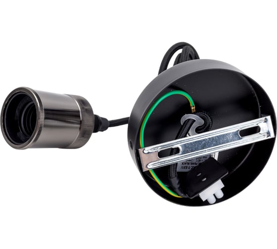 Декоративный патрон Uniel серия Techno DLC-T-S31/E27 TS/1M/BL PEARL BLACK UL-00005287