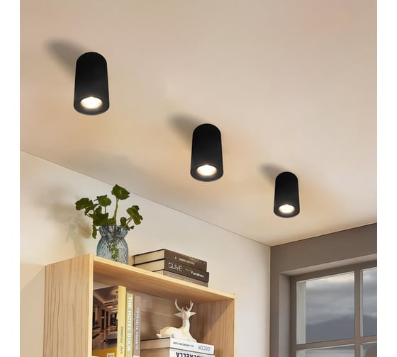 Потолочный светильник LOFT IT Tictac 10220 Black 3000K