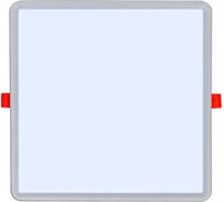 Встраиваемая светодиодная панель OGM с регулировкой, 20вт, 1500лм, 6500к, 230x230x24мм, квадрат / LP-24