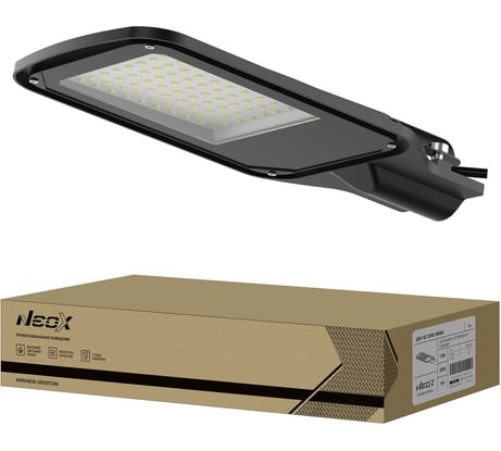 Уличный светильник Neox сд дку-02 125вт 230в 5000к 13125лм 105лм/вт ip65 4690612042442