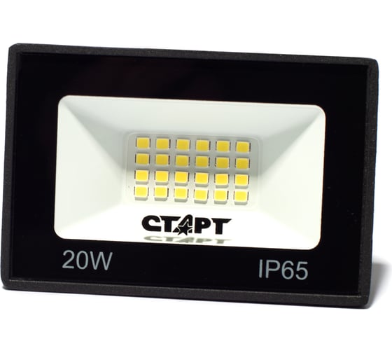 Универсальный светодиодный прожектор СТАРТ led fl 20w65 холодный белый 19378
