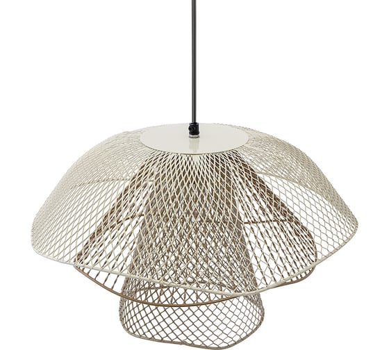 Подвесной светильник Bergenson Bjorn Vinger, 48x30 см, белый/бежевый/золотой BB0000160