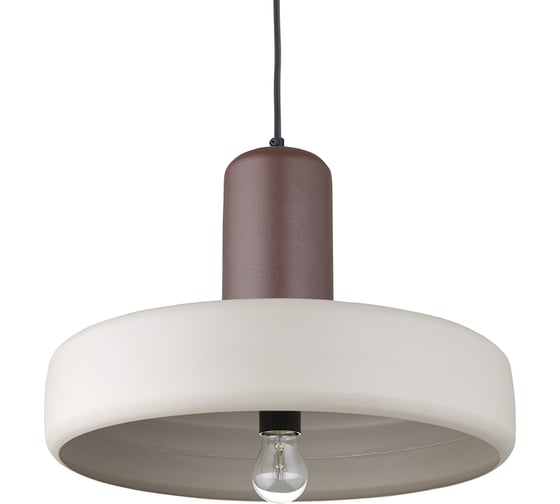 Потолочный светильник Bergenson Bjorn Juko, 43x31 см, вишневый/бежевый BB0000420