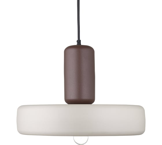 Потолочный светильник Bergenson Bjorn Juko, 43x31 см, вишневый/бежевый BB0000420