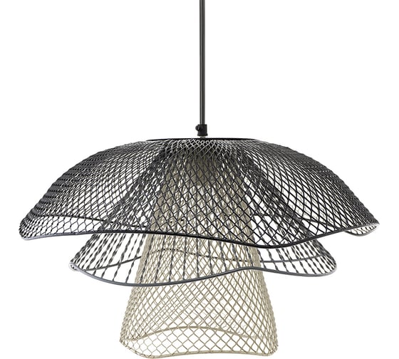Подвесной светильник Bergenson Bjorn Vinger, 48x30 см, черный/серый/белый BB0000167