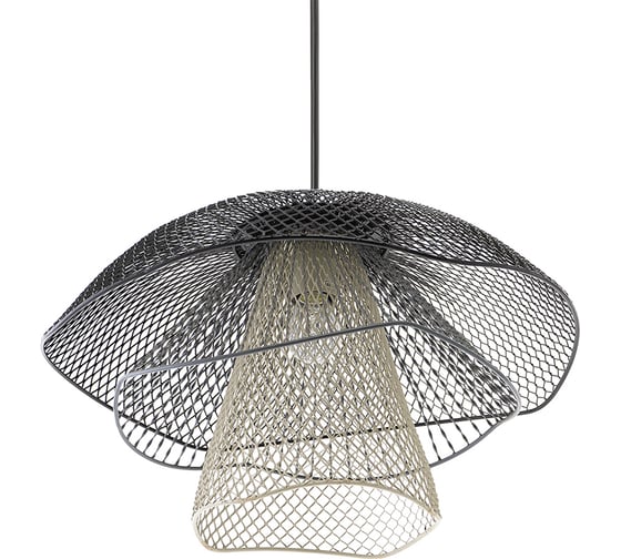 Подвесной светильник Bergenson Bjorn Vinger, 48x30 см, черный/серый/белый BB0000167
