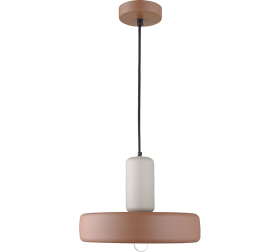 Потолочный светильник Bergenson Bjorn Juko, 43x31 см, бежевый/коричневый BB0000421