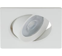 Светодиодный светильник ЭРА KL LED 21A-5 4K WH квадратный поворотн. LED SMD 5W 4000K, белый Б0037035