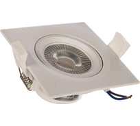 Светодиодный светильник ЭРА KL LED 21A-5 3K WH квадратный поворотн. LED SMD 5W 3000K, белый Б0037034