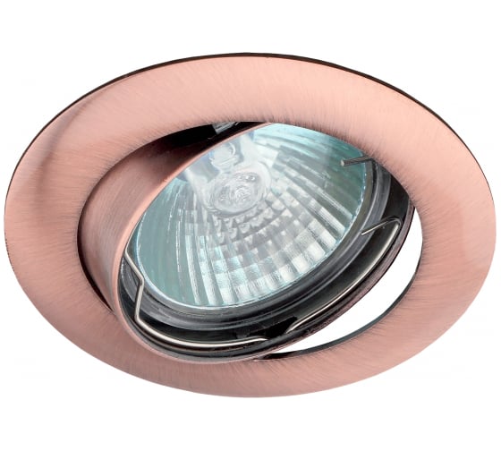 Светильник ЭРА KL1A SC литой простой пов. MR16,12V/220V, 50W медь C0043345 1