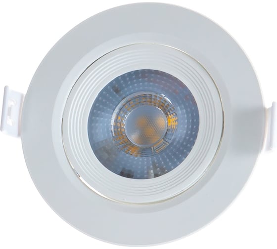 Светодиодный светильник ЭРА KL LED 22A-5 4K WH руглый поворотн. LED SMD 5W 4000K, белый Б0037037