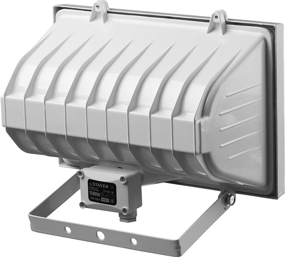Галогенный прожектор STAYER MASTER MAXLight с дугой крепления под установку, белый, 1500Вт 57107-W