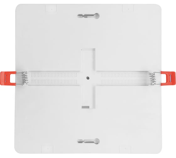 Светодиодный светильник Volpe Ulm-q251 24w/4000k white встраиваемый/накладной квадратный. белый свет (4000к). корпус белый. тм UL-00010713 1
