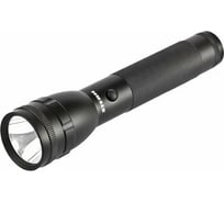 Профессиональный фонарь Stern черный анод.алюминий, ант.скол.гравир, CREEТ6 LED, 600лм, 300м, 3ч, 100-50-5%-строб-СоС, 6АА 90580