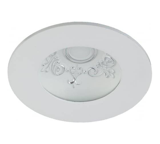 Светодиодный светильник ЭРА DK LED 11-6 CH круглый даунлайт с рисунком 6W 4000K Б0030390 1