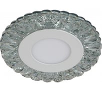 Светодиодный светильник ЭРА DK LED 16 SL/WH круглый прозрачный/белый Б0036497