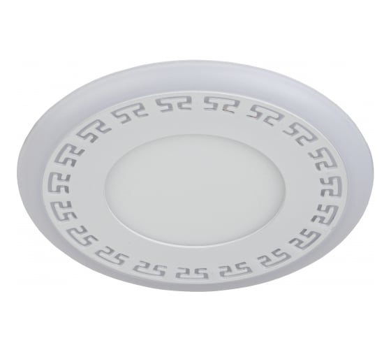 Светодиодный светильник ЭРА DK LED 12-6 BL круглый синяя подсветка 3 3W 4000K Б0030396