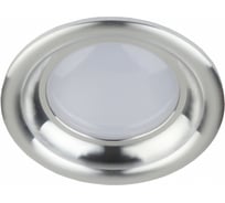 Светодиодный светильник ЭРА KL LED 17-5 SL круглый тарелка 5W 4000K, серебро Б0030404