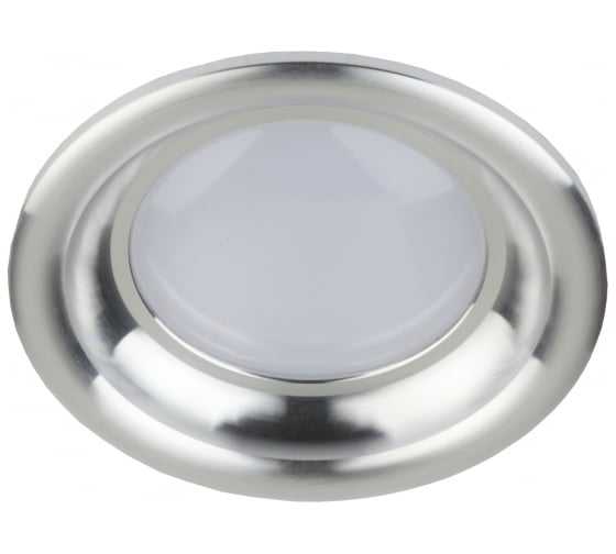 Светодиодный светильник ЭРА KL LED 17-5 SL круглый тарелка 5W 4000K, серебро Б0030404 1