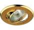 Светильник ЭРА DK18 GD/SH YL декор круглый со стекл крошкой MR16,12V/220V 50W золото/золот C0043760 1