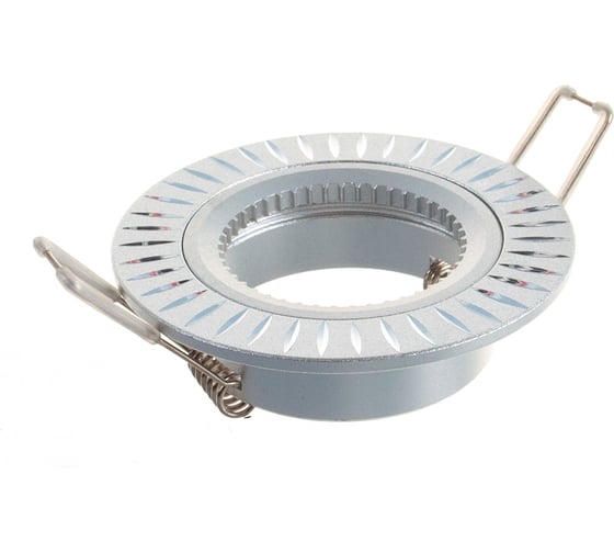 Алюминиевый светильник ЭРА KL31 AL/SL MR16,12V/220V, 50W серебро C0043816