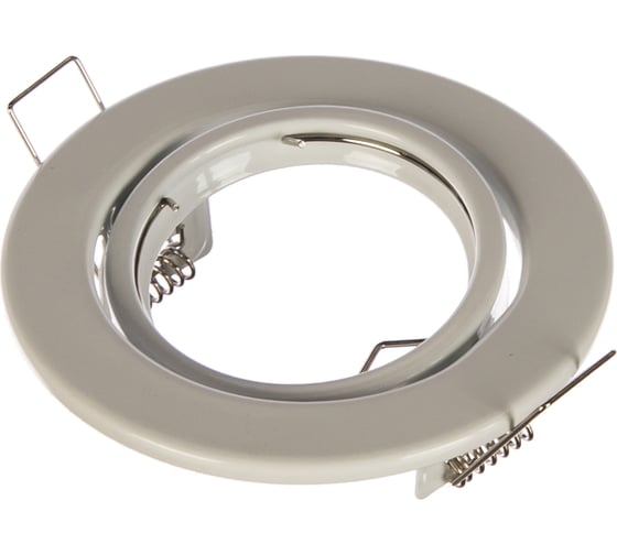 Штампованный поворотный светильник ЭРА ST2A WH MR16,12V/220V, 50W белый C0043805