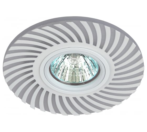 Светильник ЭРА DK LD32 WH декор cо светодиодной подсветкой MR16, 220V, max 11W, белый Б0036502