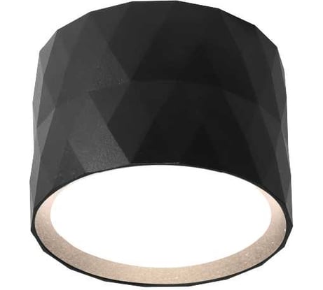 Накладной термостойкий светильник Wolta корпус по лампу GX53, до 20 Вт, спот черный WSL-GX53/03BL