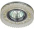 Светильник ЭРА DK LD14 SL/WH декор cо светодиодной подсветкой MR16, прозрачный Б0028079 1