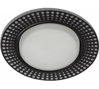 Светильник ЭРА DK LD29 WH/BK декор cо светодиодной подсветкой GX53, белый/черный Б0037387