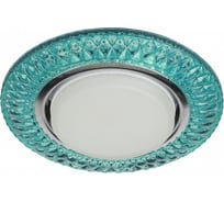 Светильник ЭРА DK LD23 BL2/WH декор cо светодиодной подсветкой Gx53, бирюзовый Б0029629