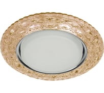 Светильник ЭРА DK LD24 CHP/WH декор cо светодиодной подсветкой Gx53, шампань Б0029632