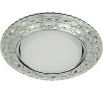 Светильник ЭРА DK LD24 SL/WH декор cо светодиодной подсветкой Gx53, прозрачный Б0029631