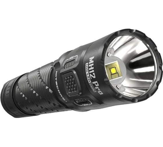 Подствольный фонарь Nitecore mh12pro uhi 40 led 3300люмен 1500часов 505м 1x21700 (nl2150 5000ah) 0343