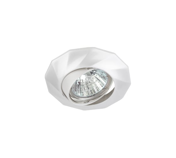 Светильник ЭРА KL65A PS литой пов. MR16,12V/220V, 50W перламутровое серебро Б0021533