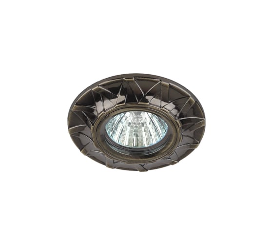Светильник ЭРА KL68 SB литой MR16,12V/220V, 50W бронза Б0021530