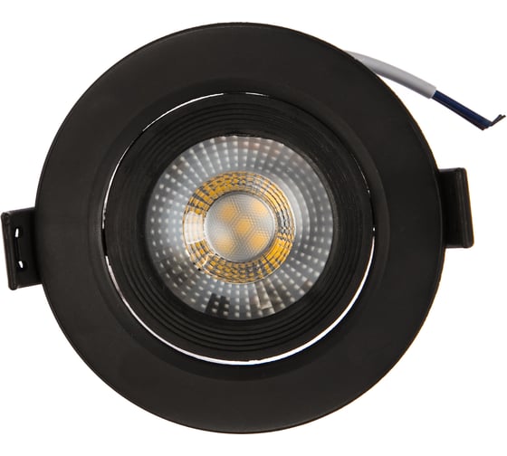 Светодиодный светильник ЭРА KL LED 22A-5 4K BK круглый поворотн LED SMD 5W 4000K Б0039687