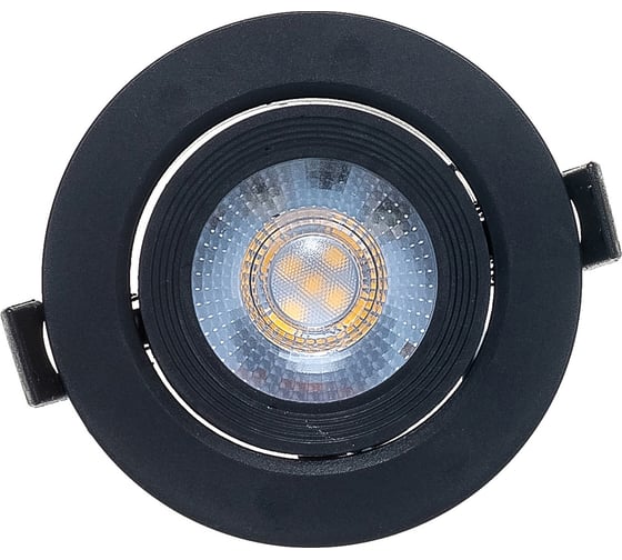 Светодиодный светильник ЭРА KL LED 22A-5 4K BK круглый поворотн LED SMD 5W 4000K Б0039687